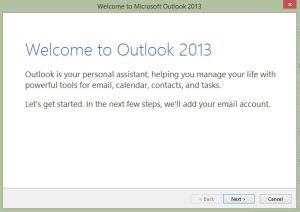 Outlook New Profile Setup